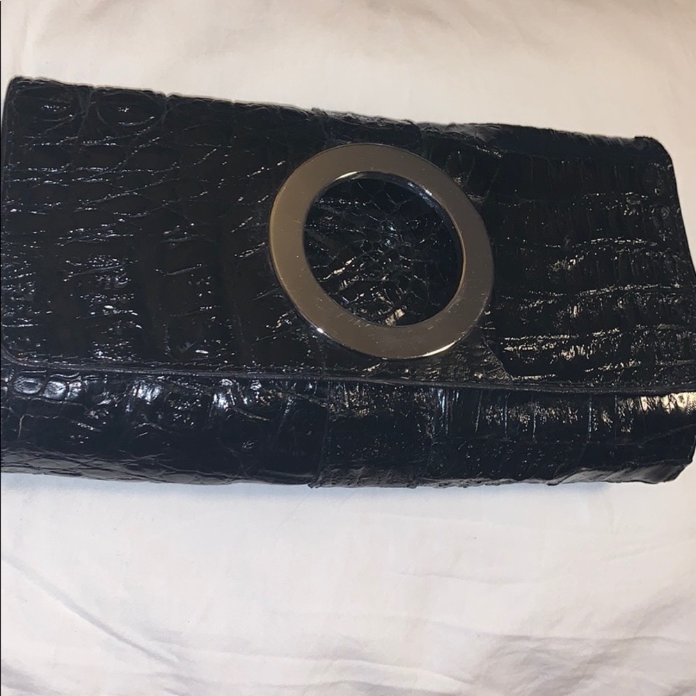 Authentic Crocodile clutch.